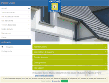Tablet Screenshot of maisonssesame.fr